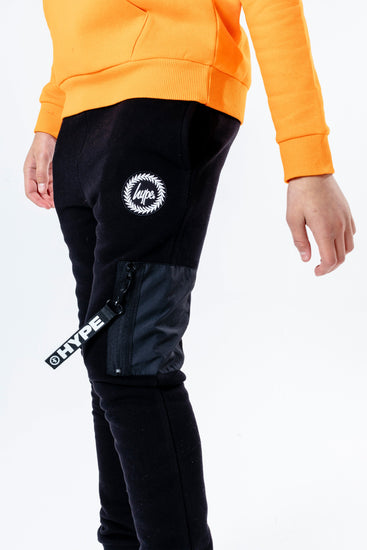 Hype Black Stealth Kids Joggers