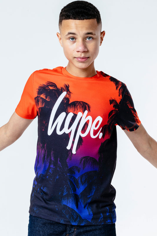 Hype Sunset Palm Kids T-Shirt