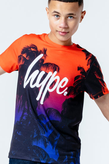 Hype Sunset Palm Kids T-Shirt