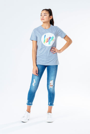 Hype Rainbow Sequin Kids T-Shirt