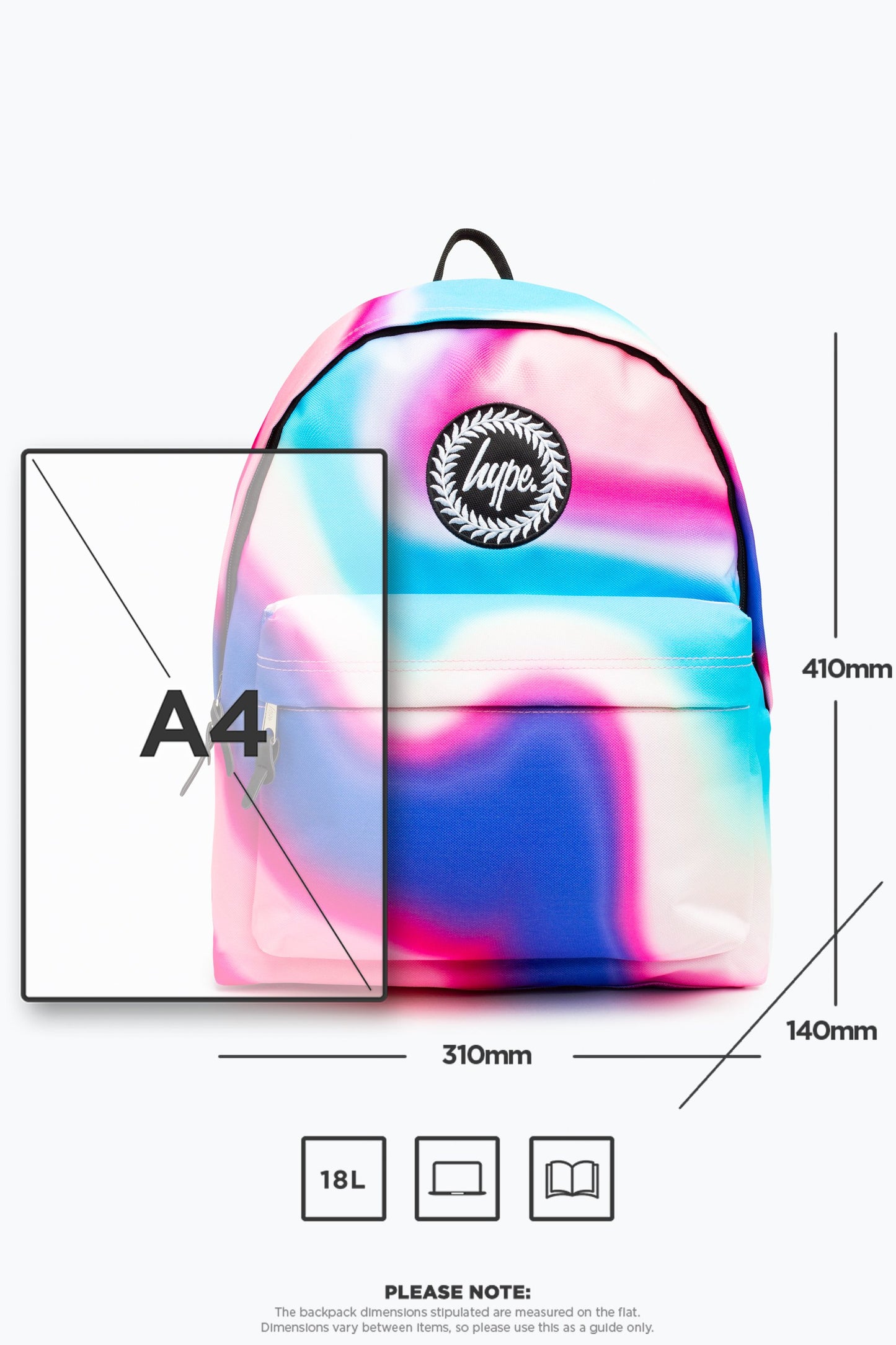 Hype Rainbow Wave Backpack