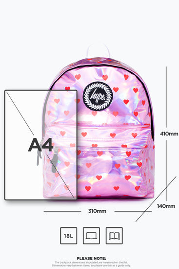 Hype Red Hearts Backpack