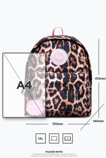 Hype Leopard Backpack