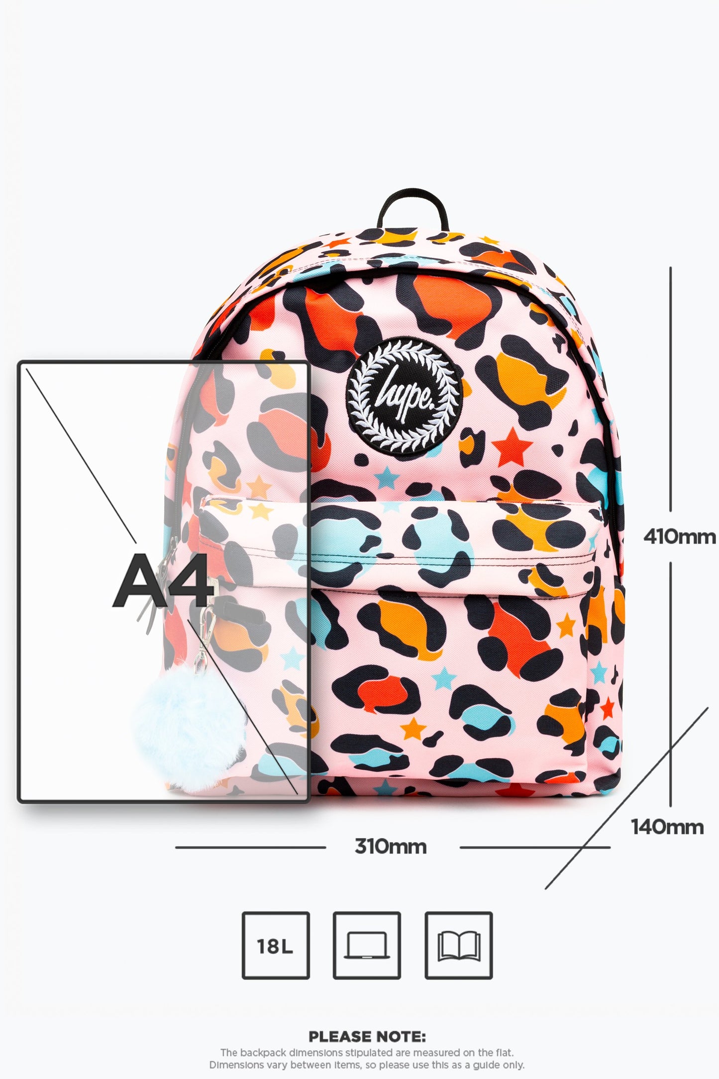 Hype Star Leopard Backpack