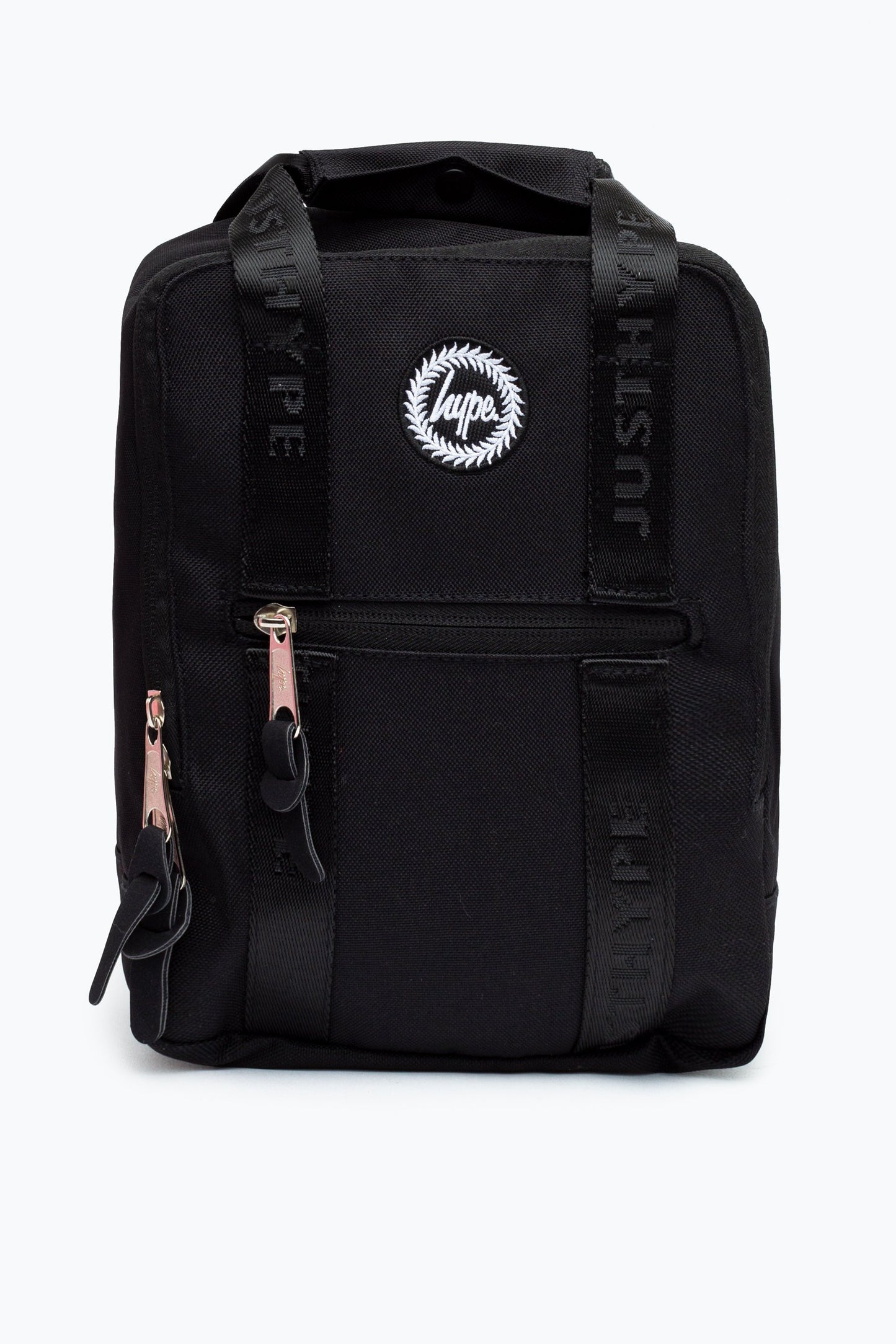 Hype Black Boxy Mini Backpack