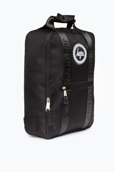 Hype Black Boxy Backpack