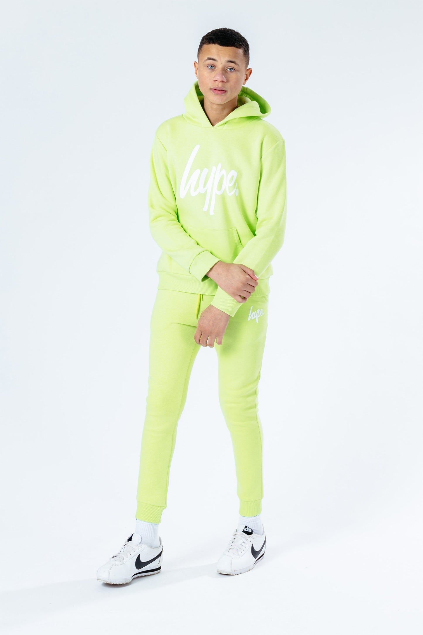 Hype Neon Script Kids Pullover Hoodie