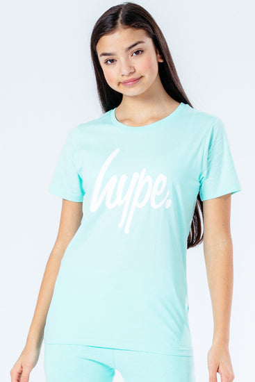 Hype Mint Script Kids T-Shirt