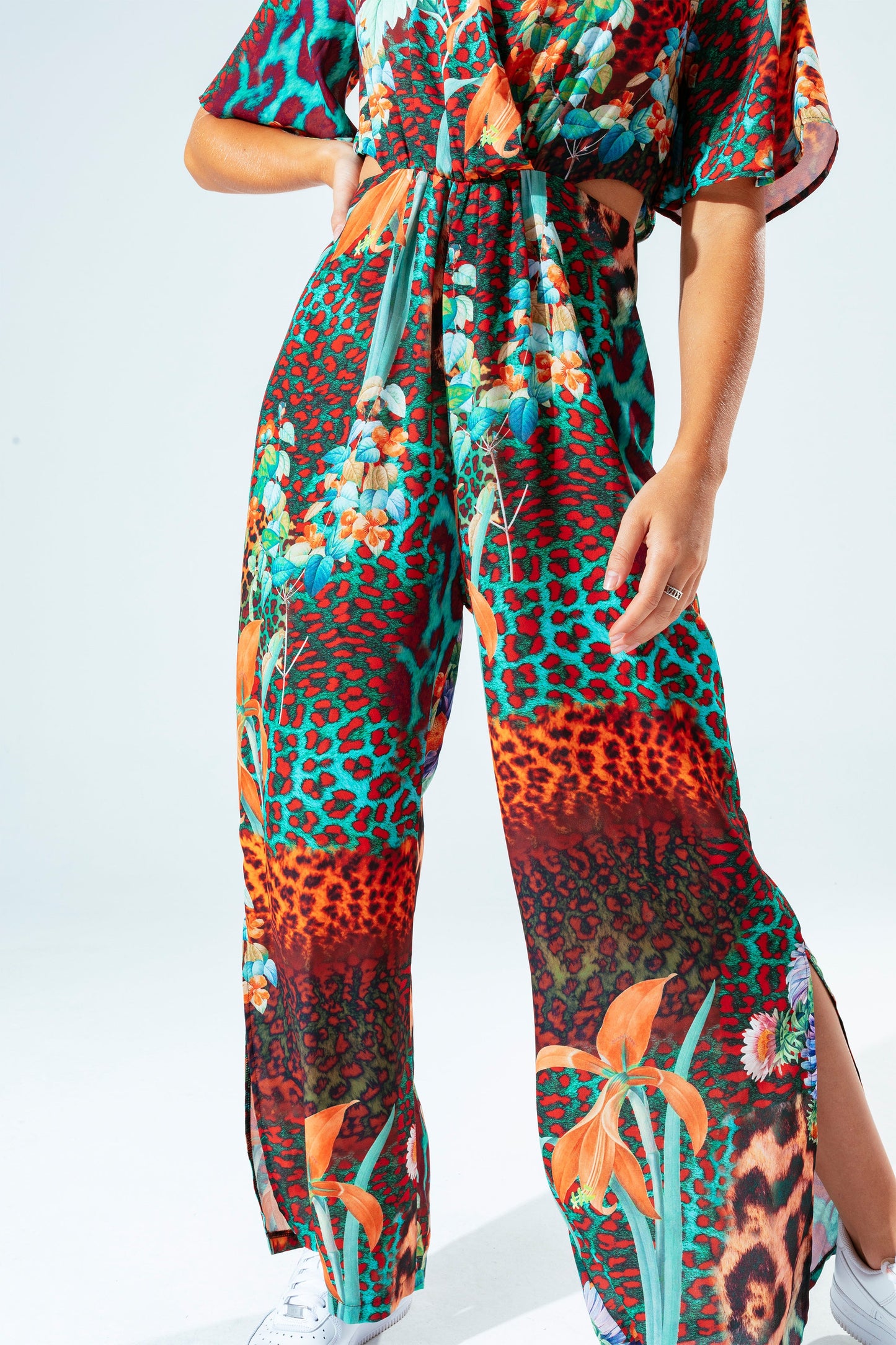 Hype Neon Leopard Women'S Jumpsuit