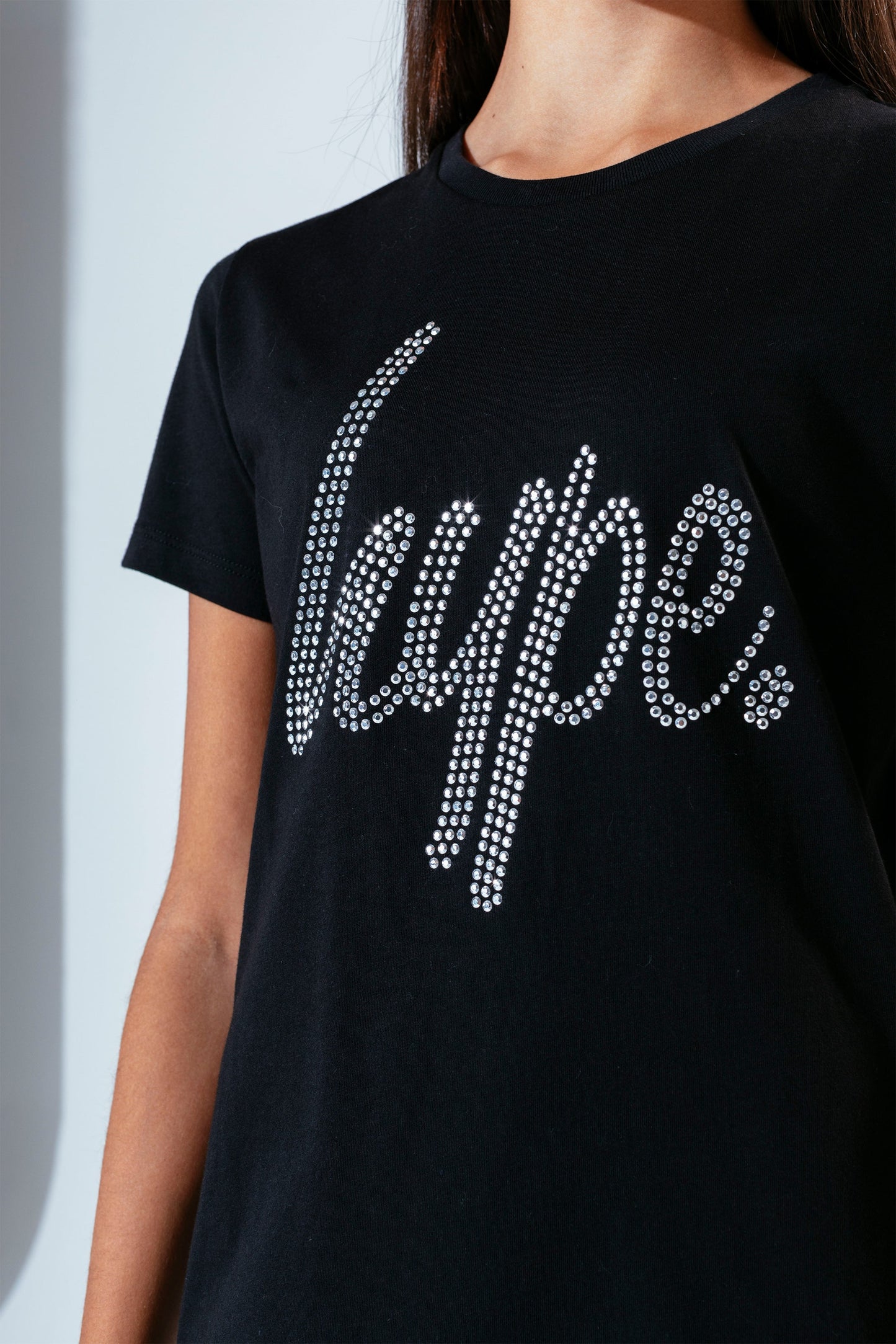 Hype Diamante Script Kids T-Shirt Dress