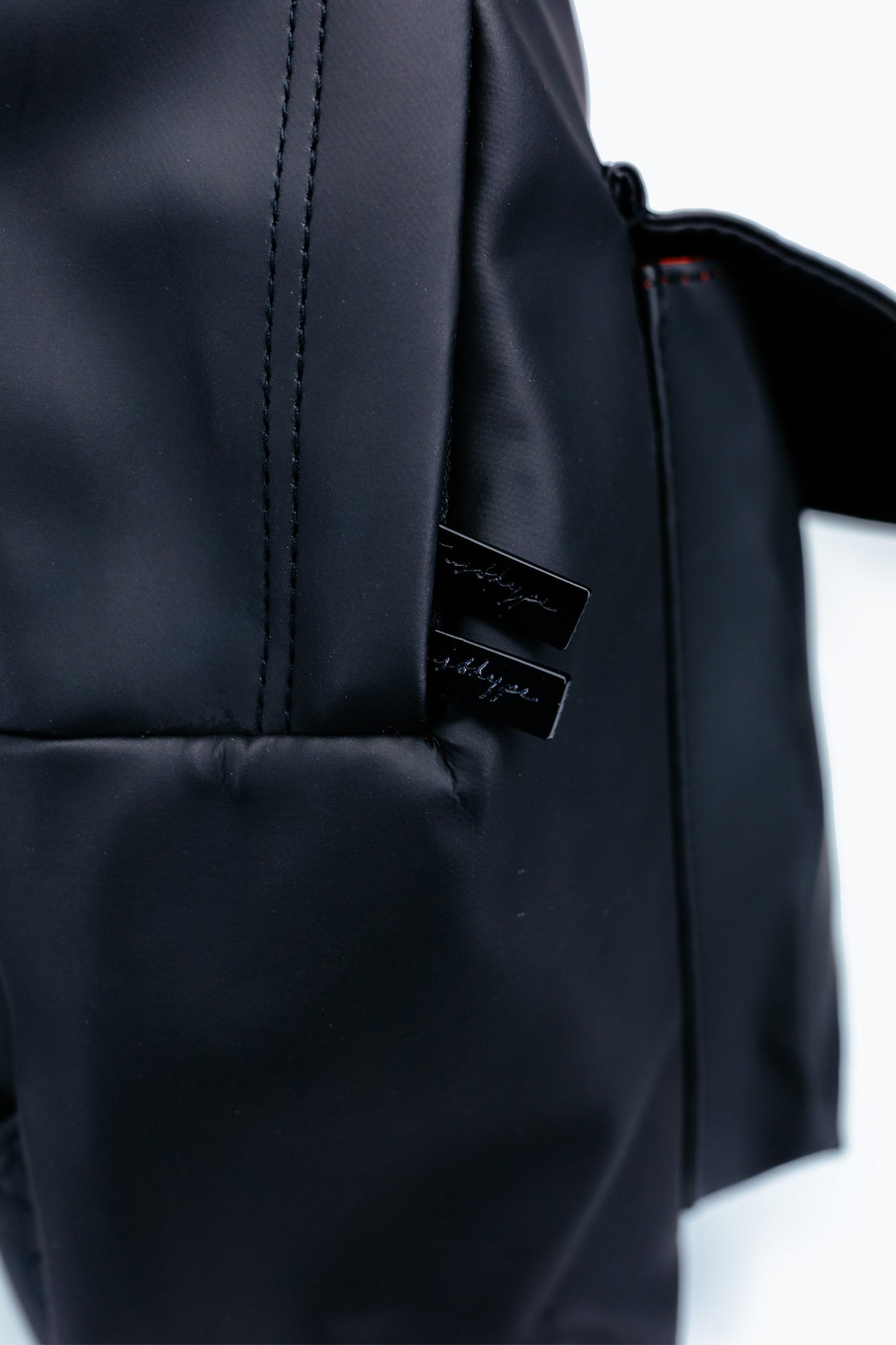 Hype Black Leather Civil Backpack
