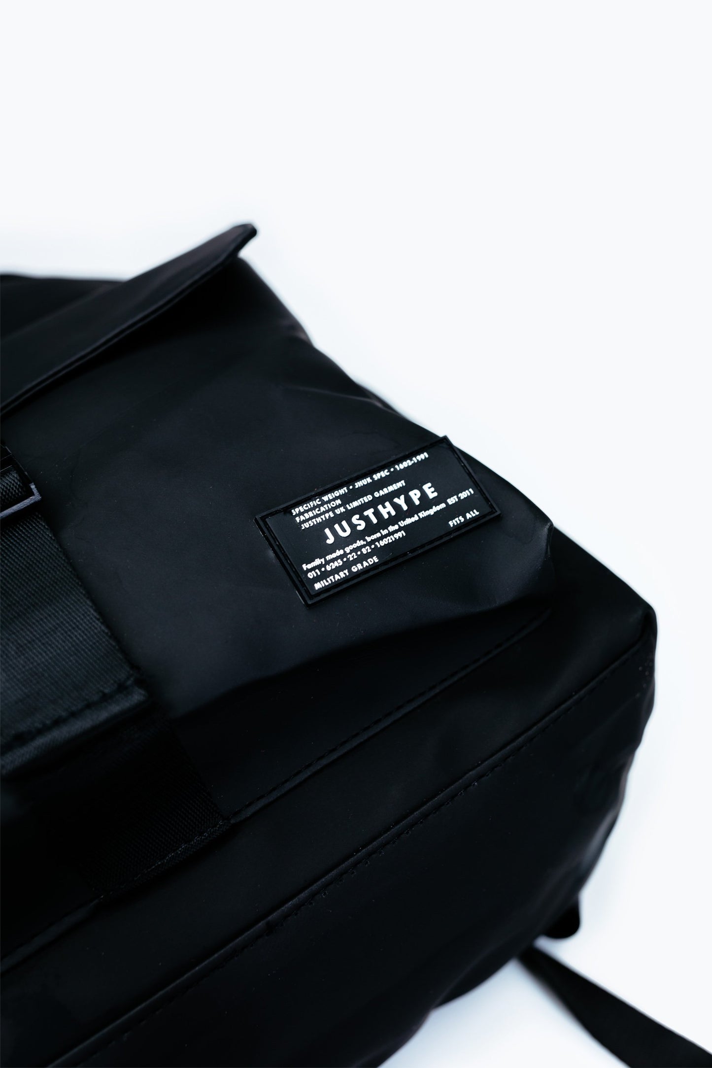 Hype Black Leather Civil Backpack