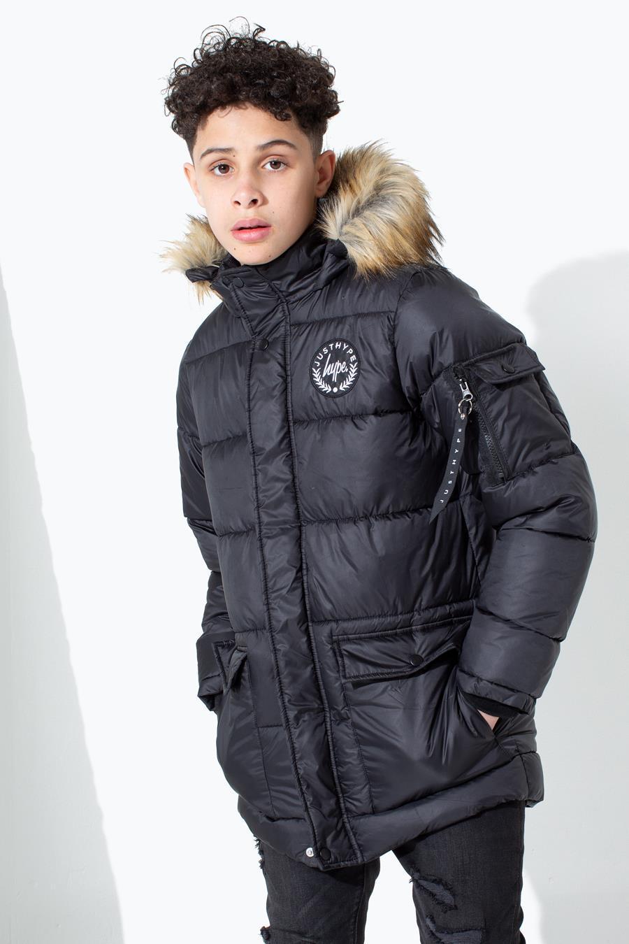 HYPE BLACK CREST KIDS EXPLORER JACKET