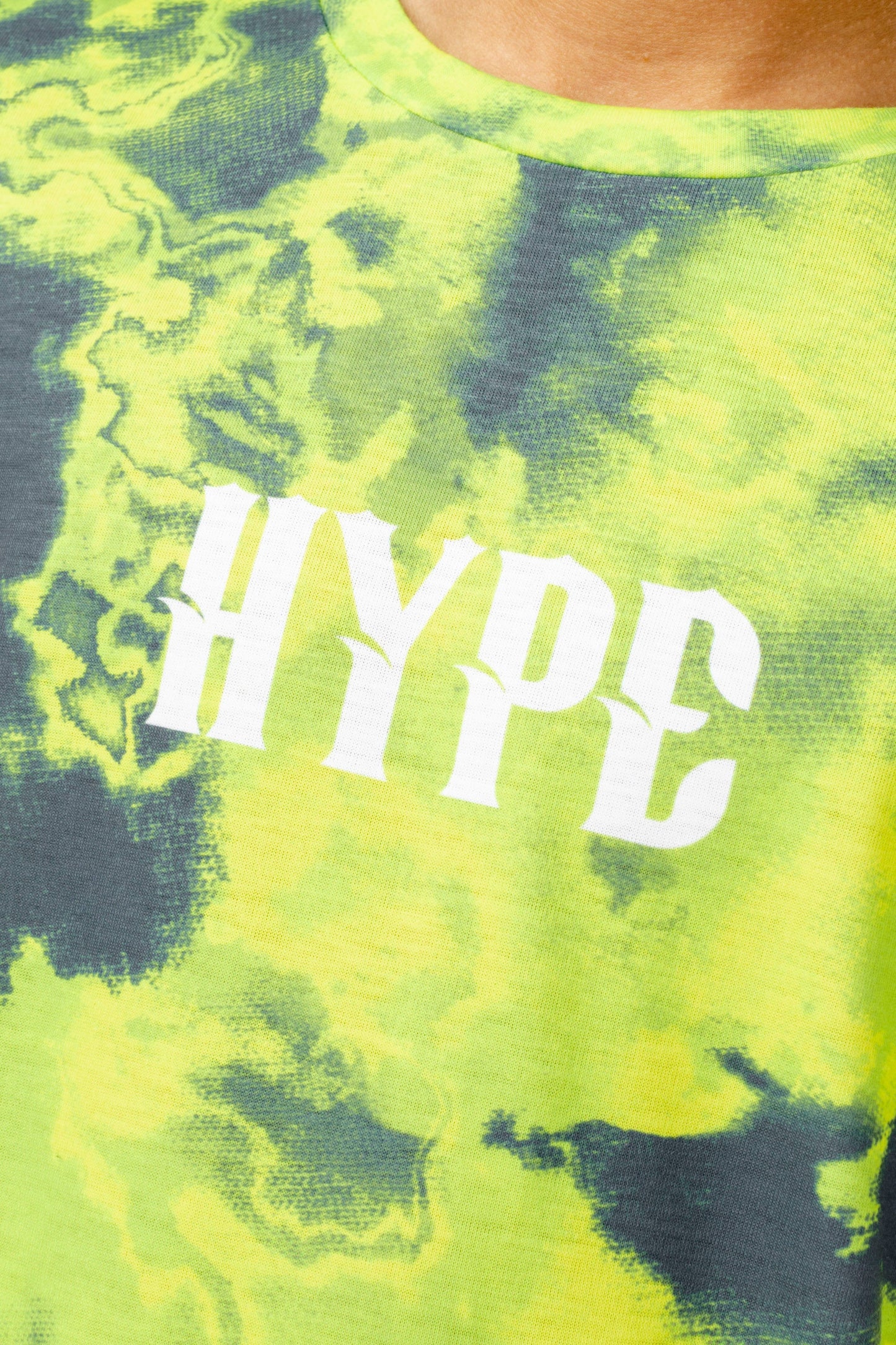 HYPE BOYS LIME INK TIE DYE T-SHIRT