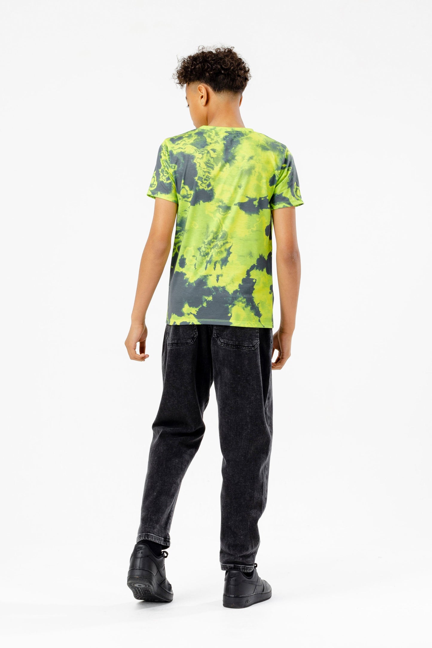 HYPE BOYS LIME INK TIE DYE T-SHIRT