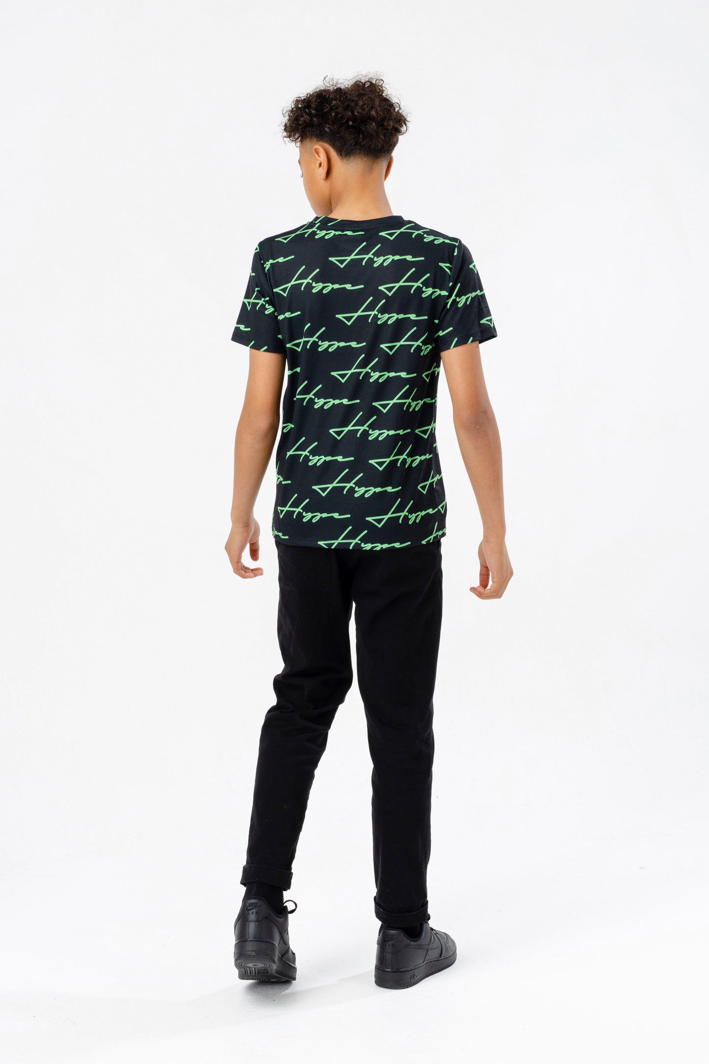 HYPE BOYS BLACK HAND SCRIBBLE T-SHIRT