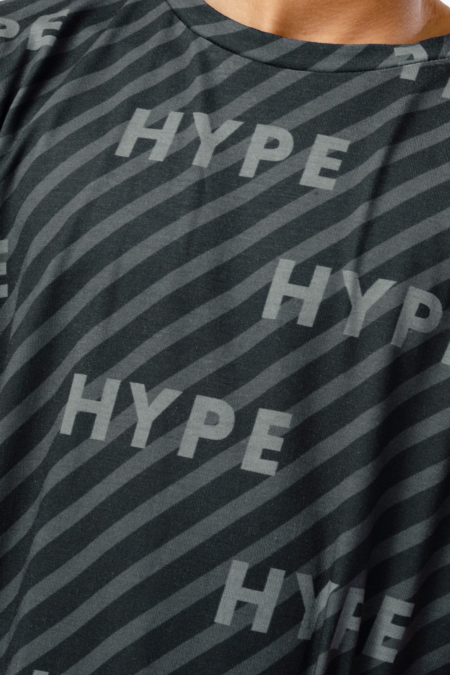 HYPE BOYS BLACK ILLUSION T-SHIRT