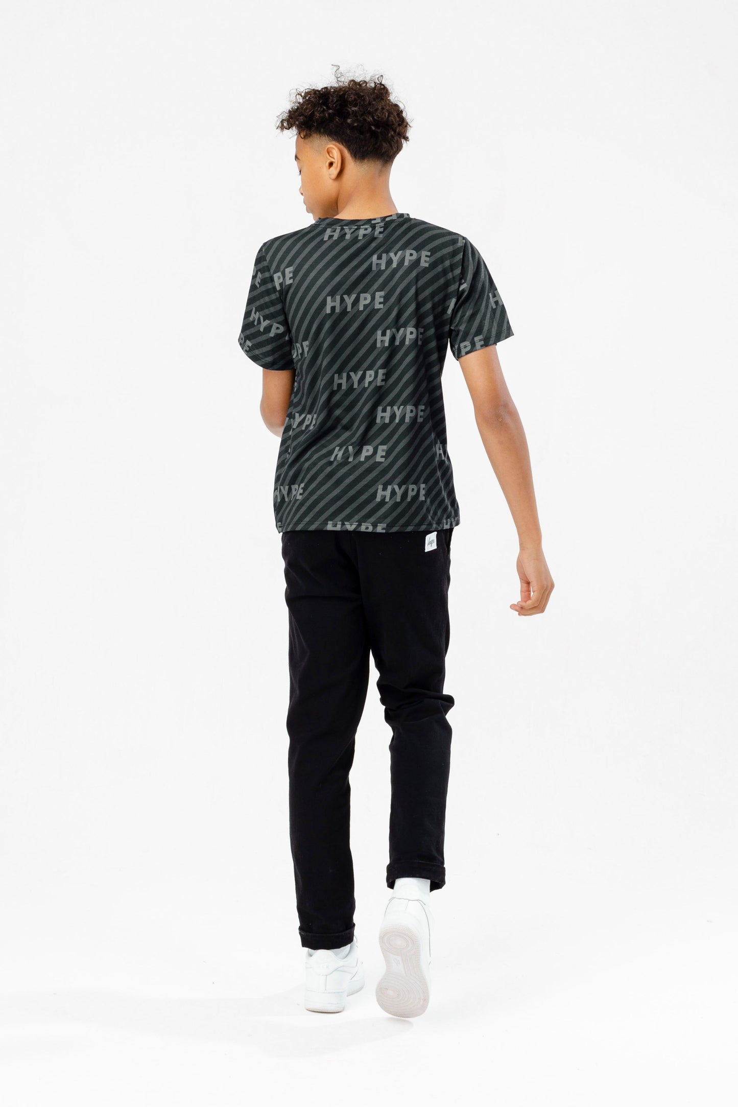 HYPE BOYS BLACK ILLUSION T-SHIRT