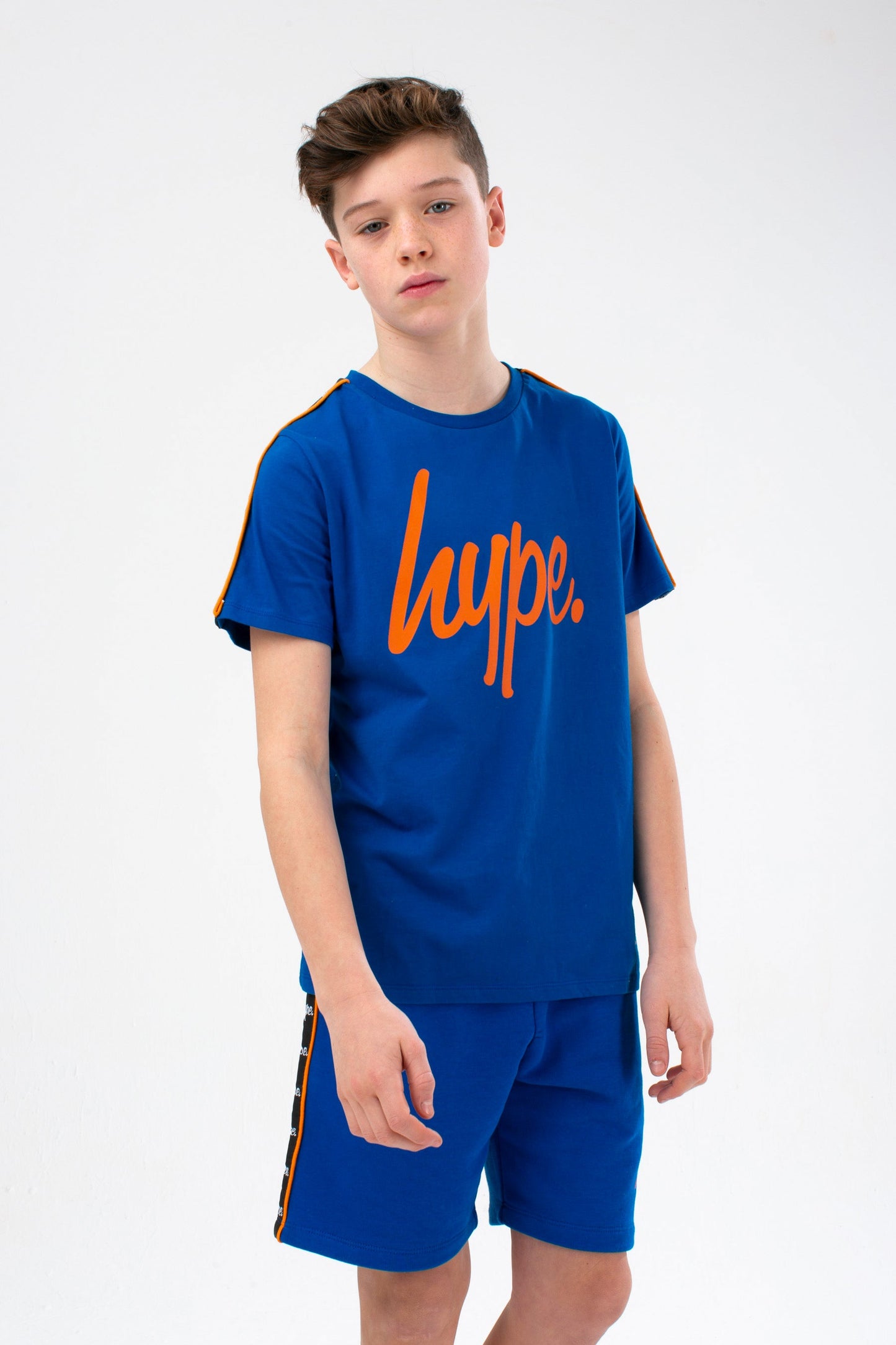 HYPE BOYS BLUE DIVERSION SCRIPT T-SHIRT