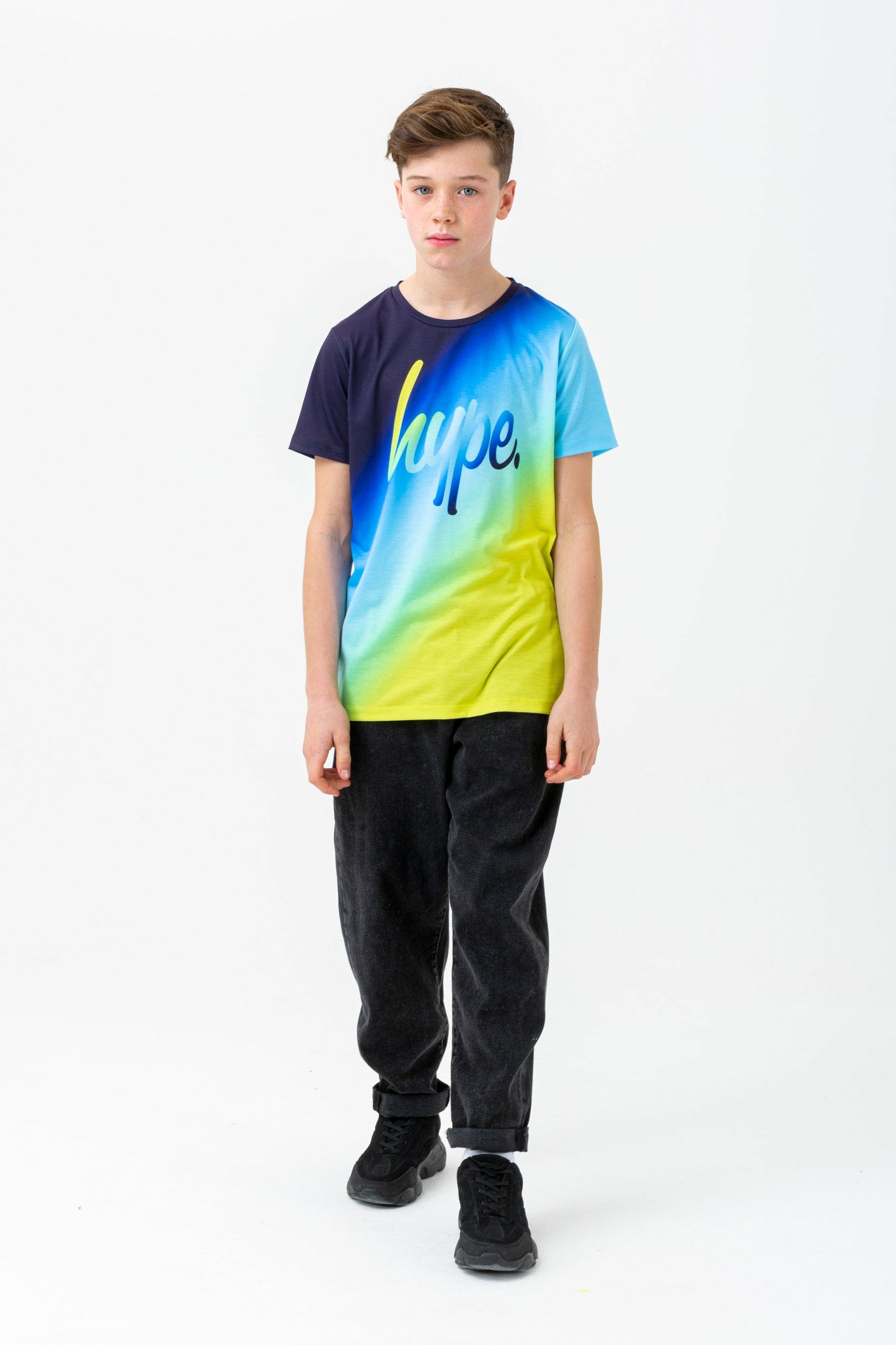 HYPE BOYS BLUE CITRUS SCRIPT T-SHIRT