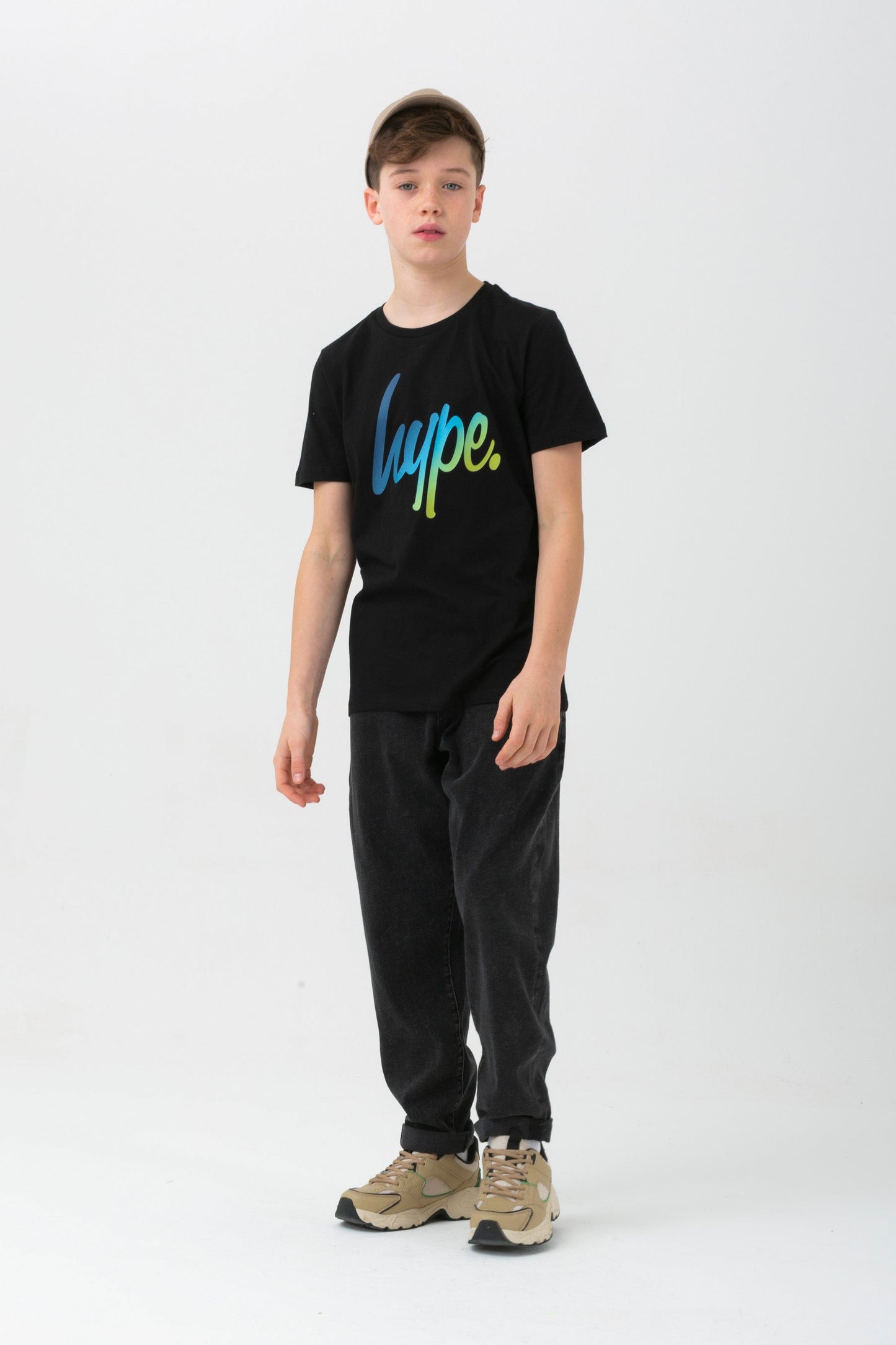 HYPE BOYS BLACK CITRUS SCRIPT T-SHIRT