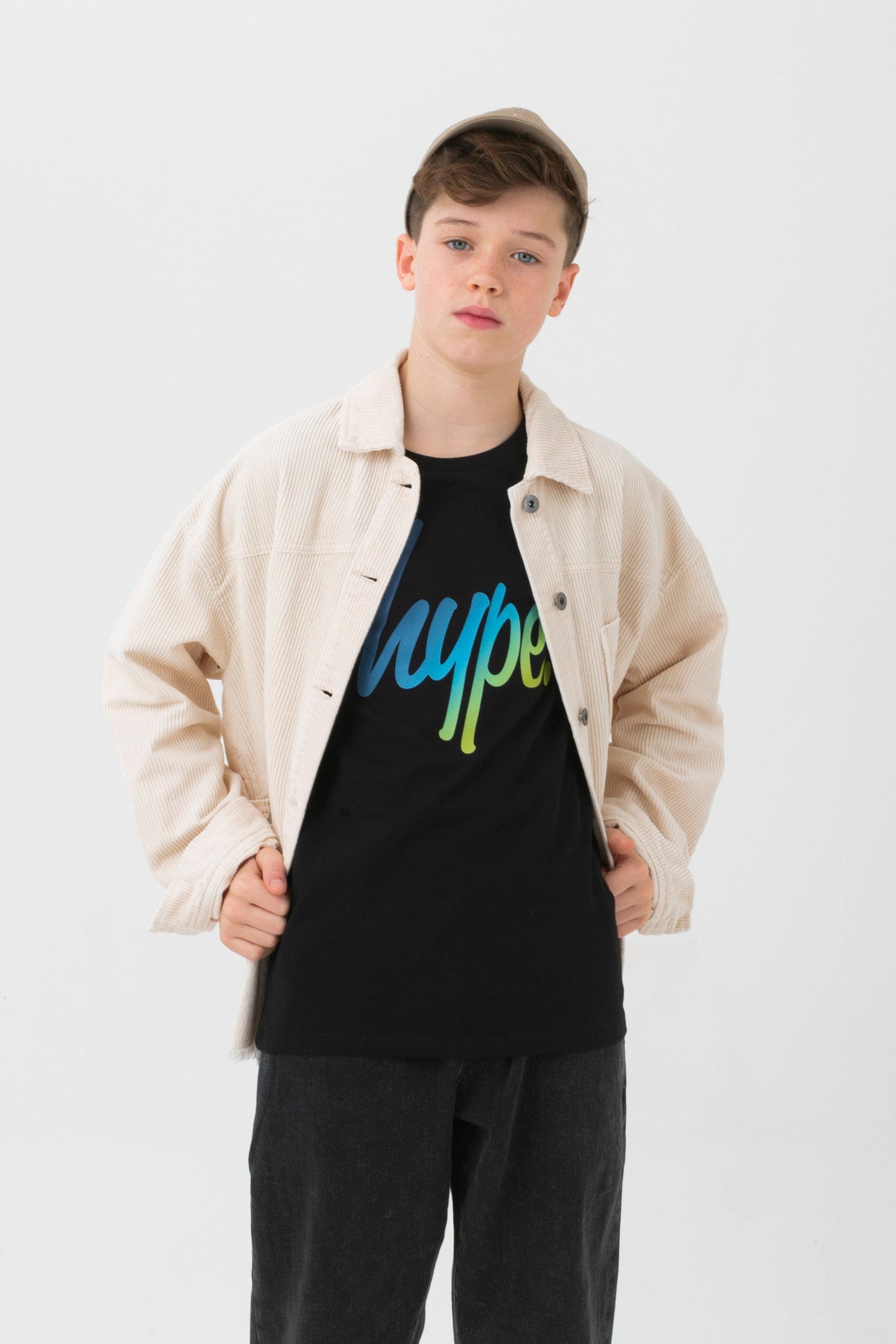 HYPE BOYS BLACK CITRUS SCRIPT T-SHIRT