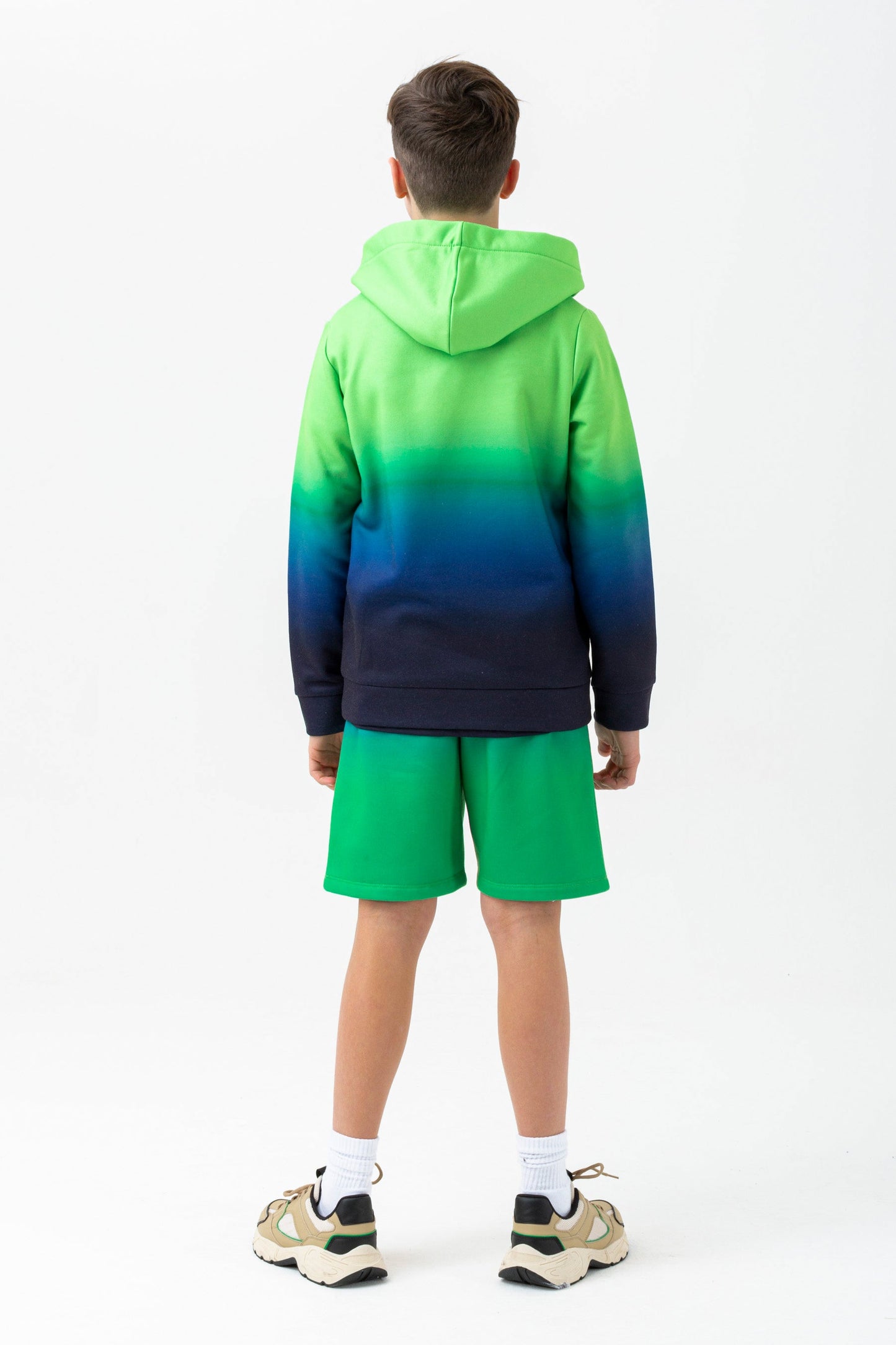 HYPE BOYS GREEN LIME SCRIPT HOODIE