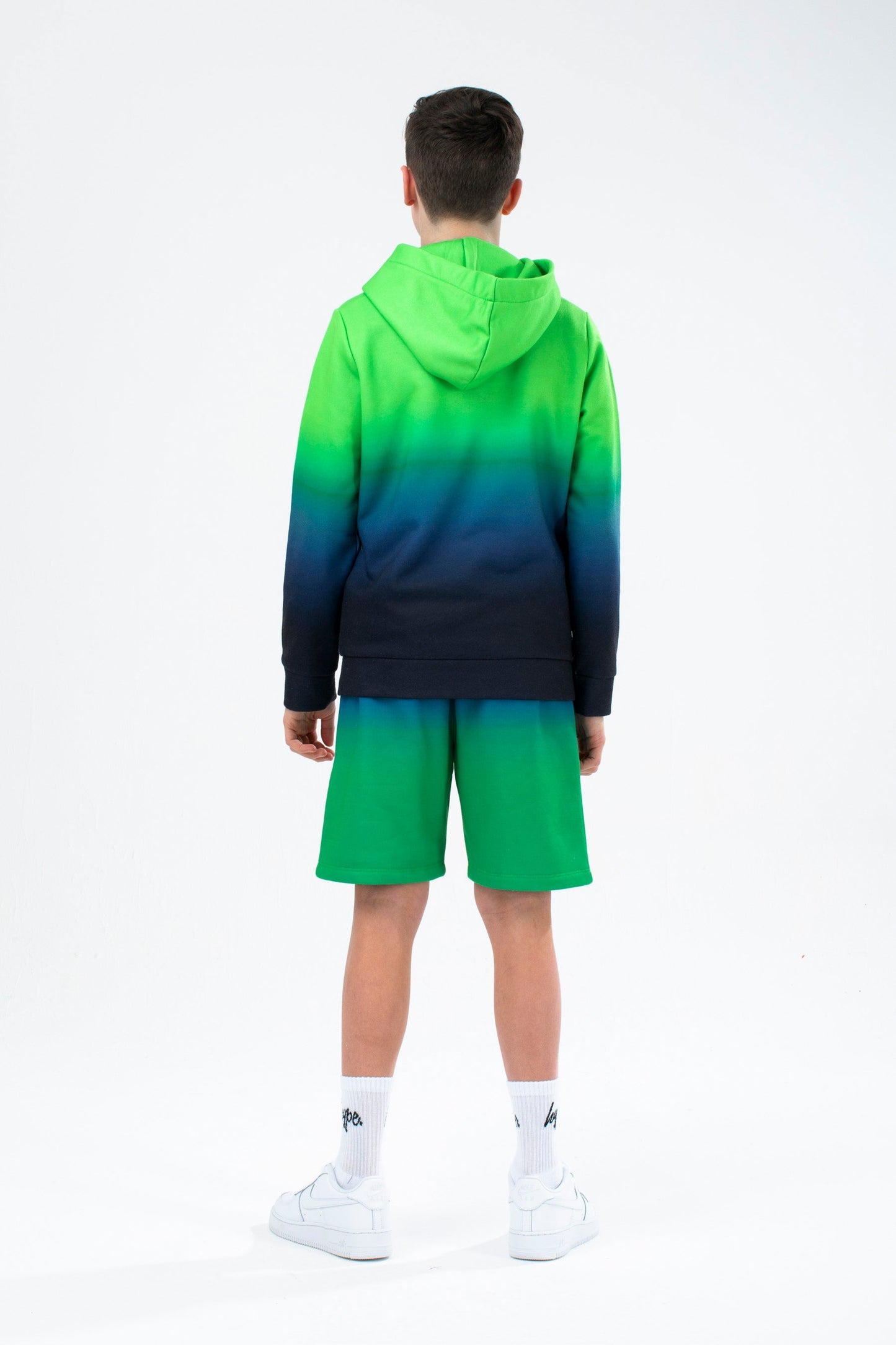 HYPE BOYS GREEN LIME SCRIPT HOODIE