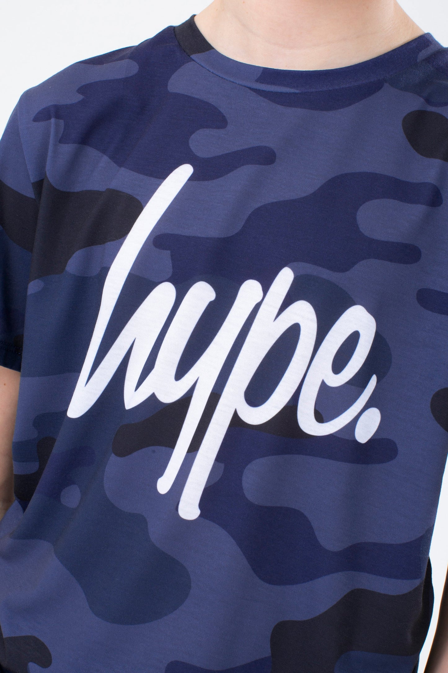 HYPE BOYS MULTI CAMO SCRIPT T-SHIRT 3 PACK