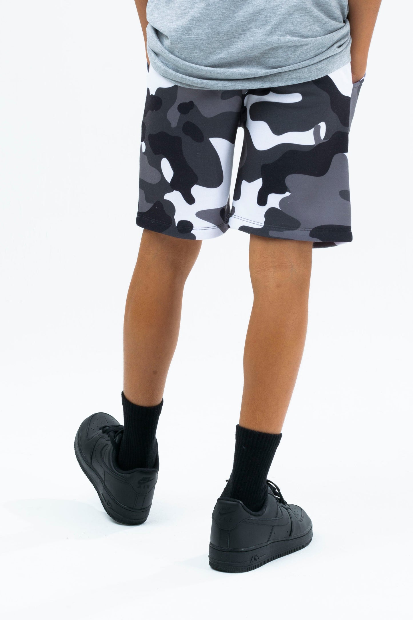 HYPE BOYS MULTI CAMO SCRIPT SHORT 3 PACK