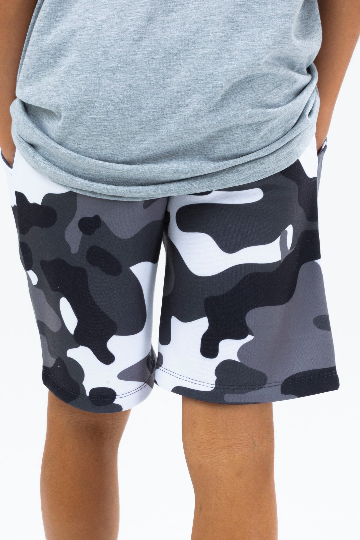 HYPE BOYS MULTI CAMO SCRIPT SHORT 3 PACK