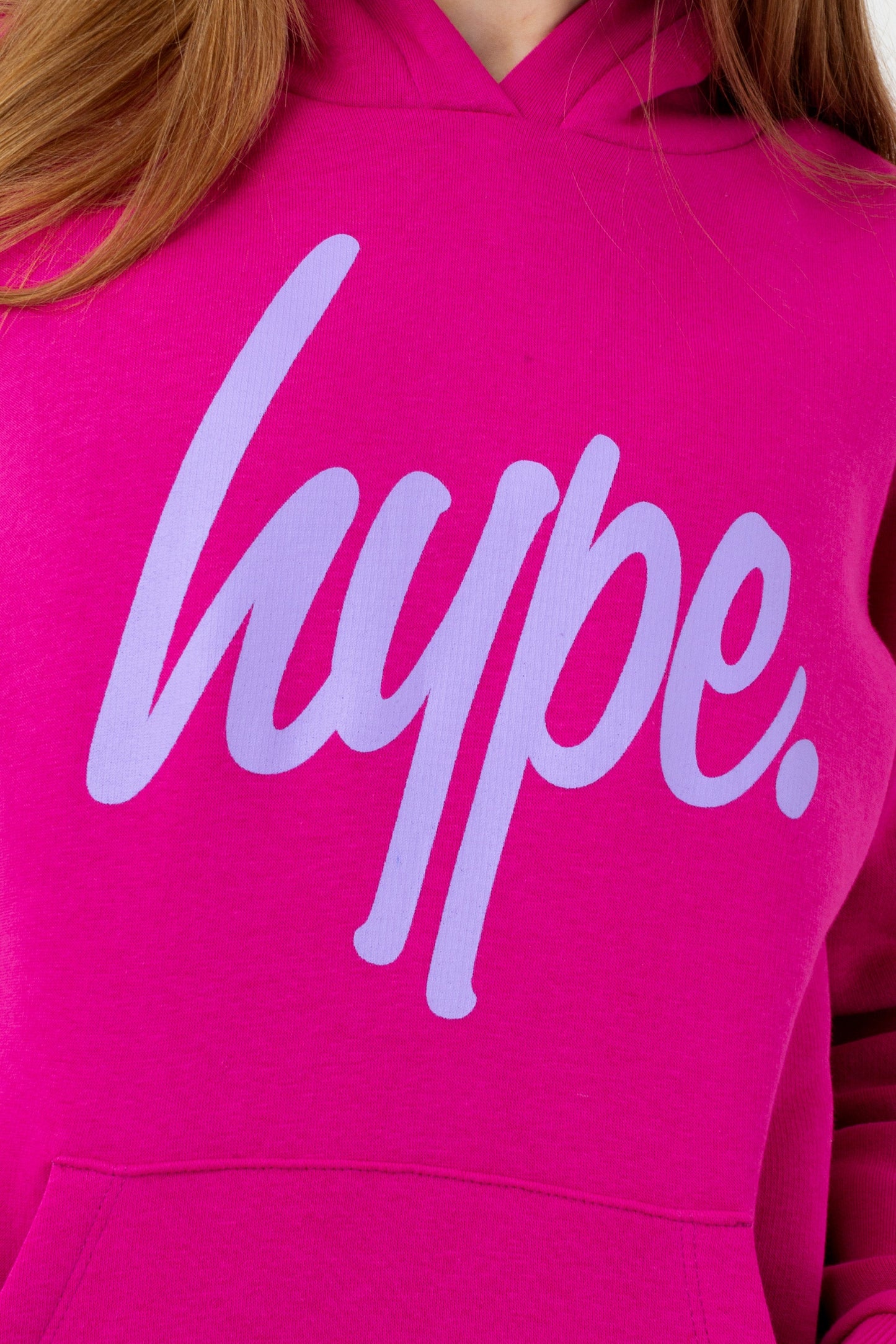 HYPE GIRLS BERRY SCRIPT HOODIE