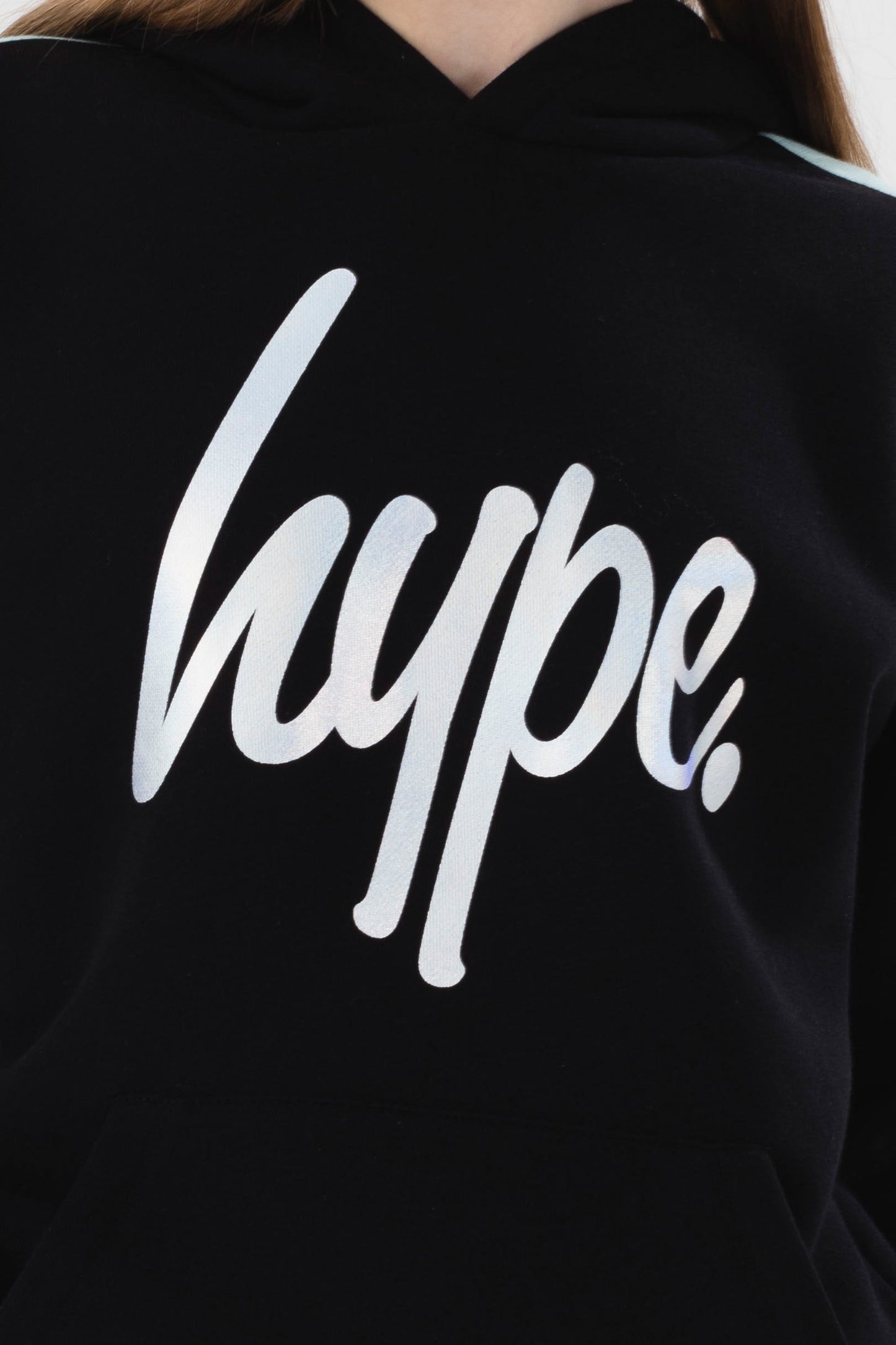 HYPE GIRLS BLACK FANTASY SCRIPT HOODIE