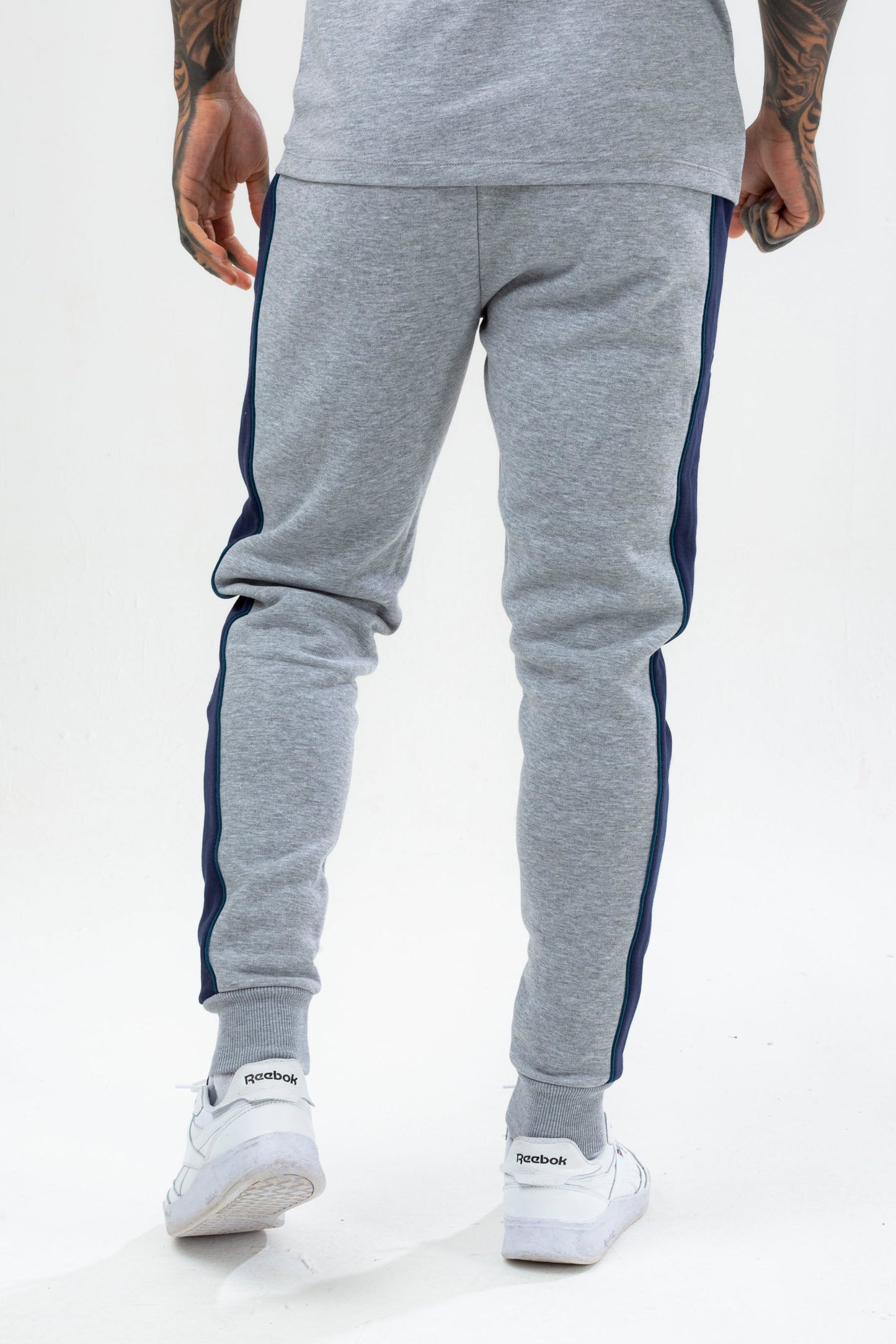 HYPE MENS GREY ATHLETE SCRIBBLE JOGGERS