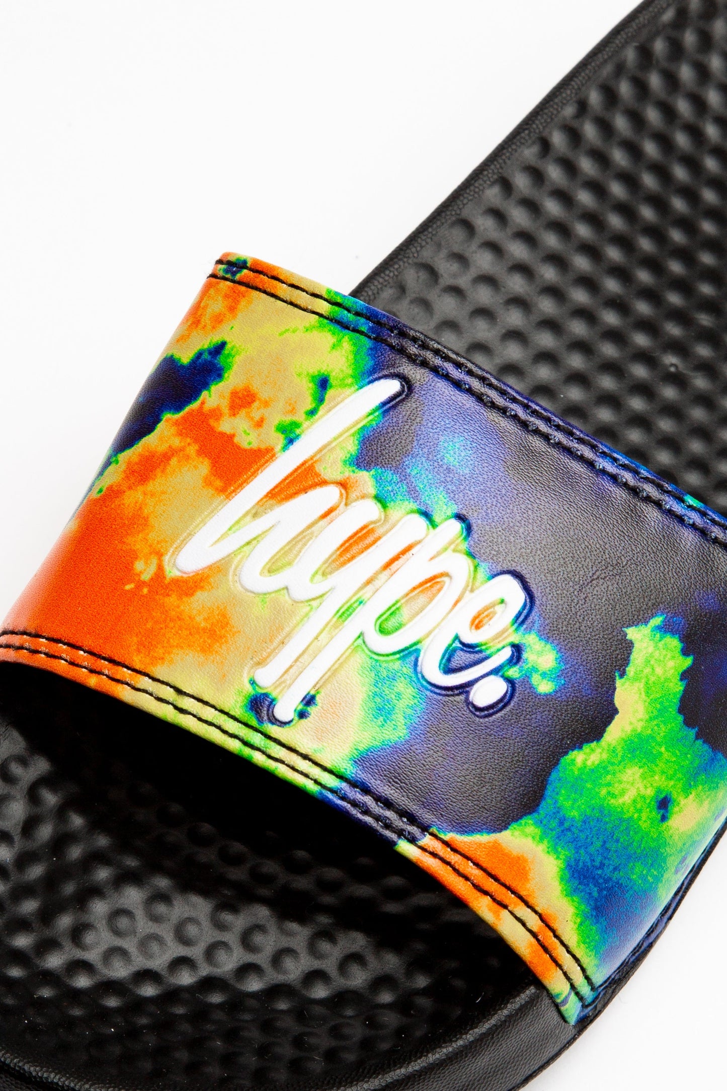 HYPE KIDS UNISEX MULTI HEAT CLOUDS SCRIPT SLIDERS