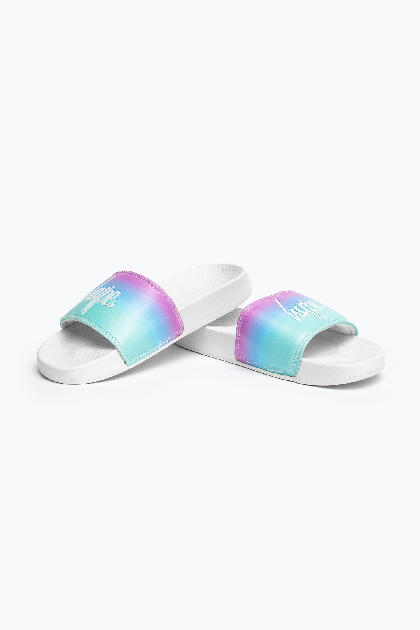 HYPE KIDS UNISEX MULTI MYTH FADE SCRIPT SLIDERS