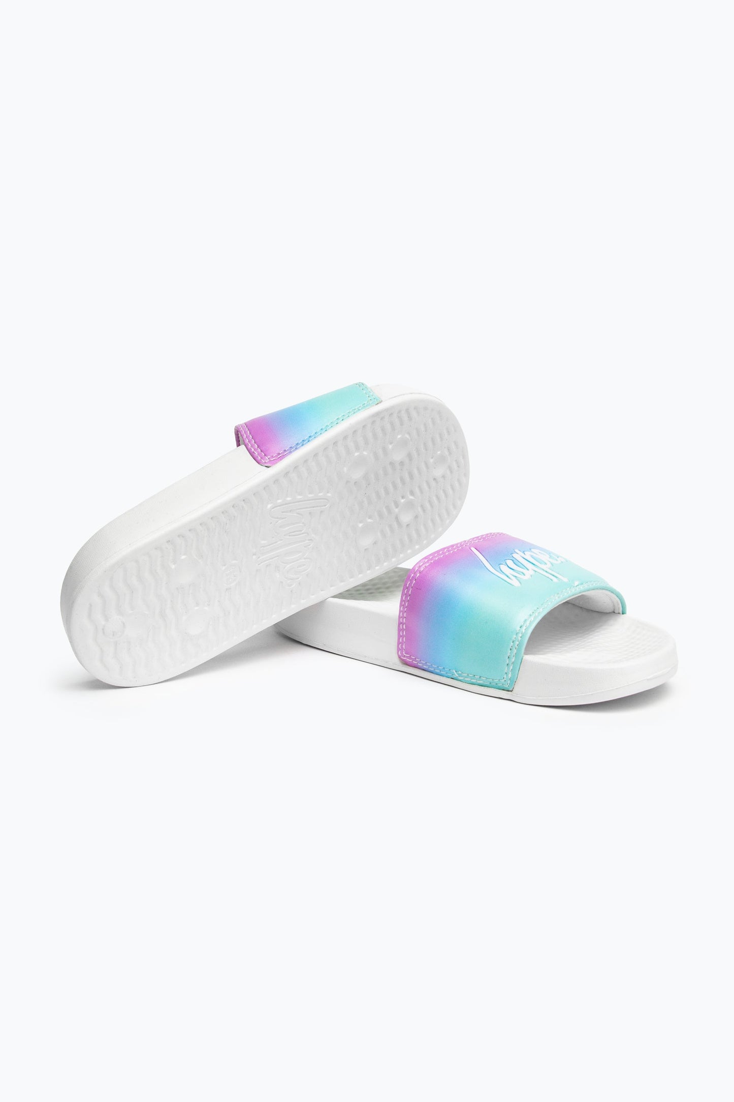 HYPE KIDS UNISEX MULTI MYTH FADE SCRIPT SLIDERS