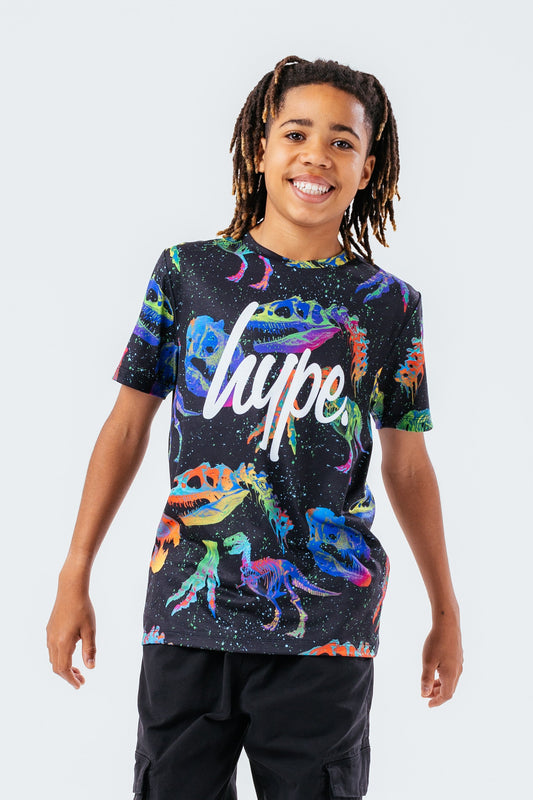 HYPE RAINBOW DINO KIDS T-SHIRT