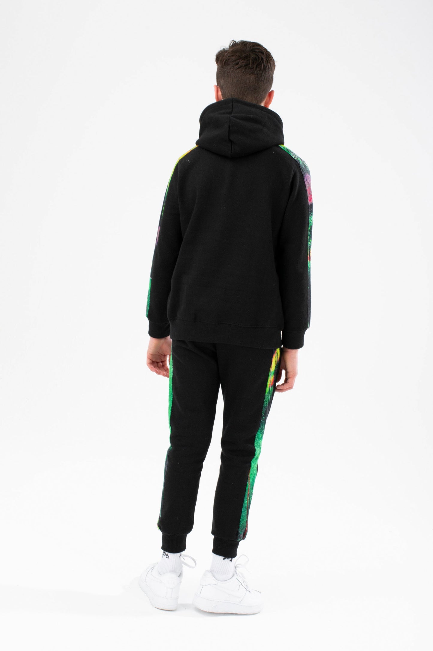 HYPE GREEN SPRAY KIDS TRACKSUIT