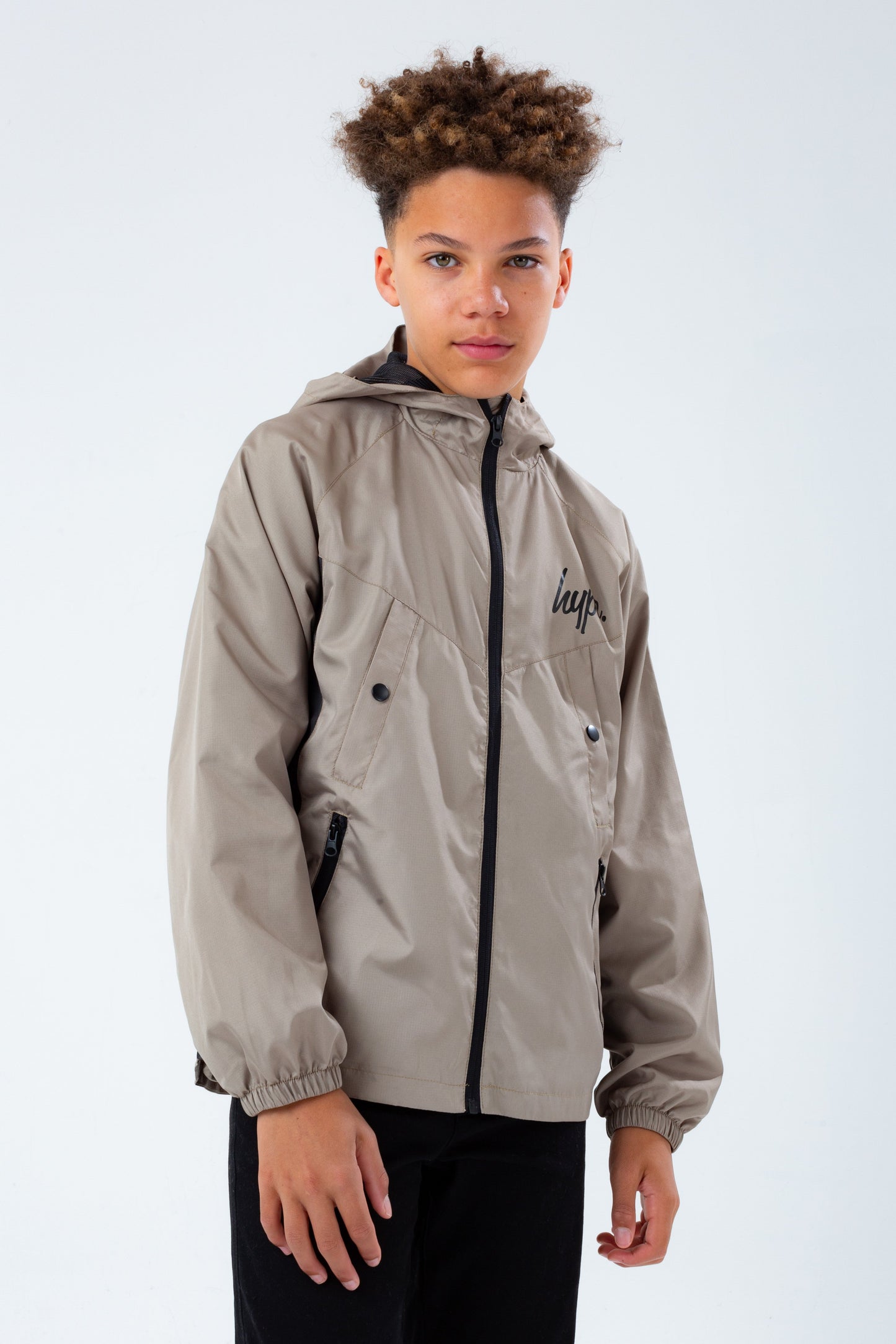 HYPE KHAKI BOYS TECH JACKET