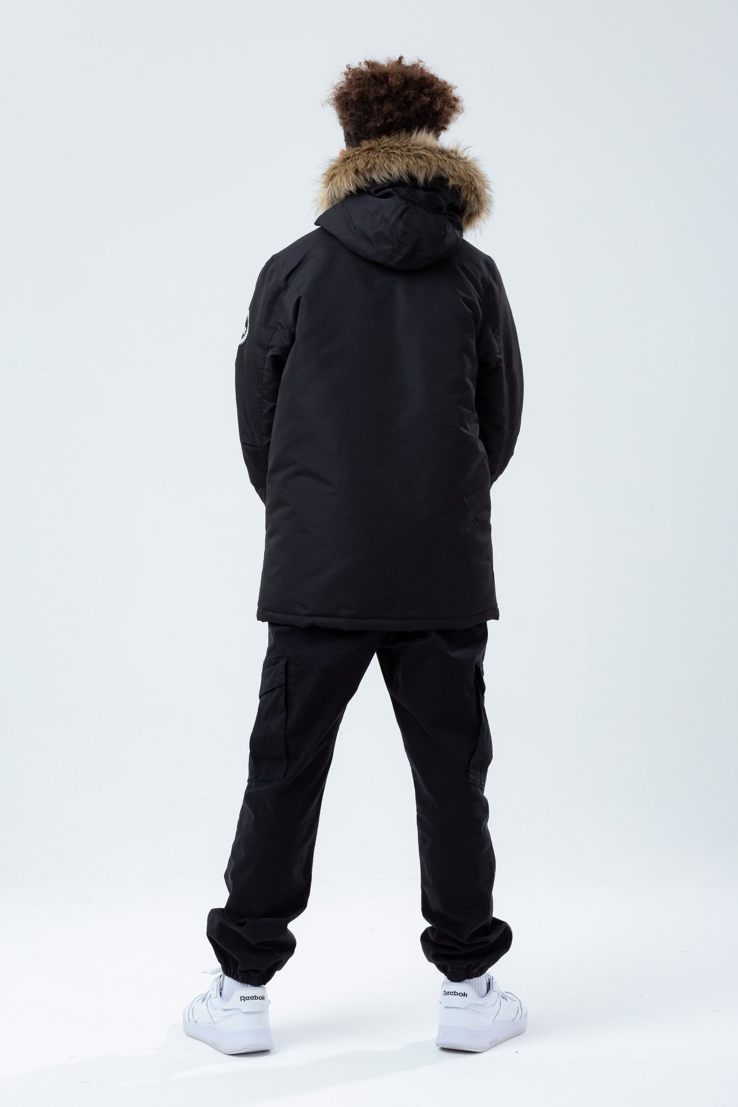 HYPE BLACK KIDS PARKA JACKET