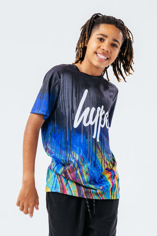 HYPE MARBLE DRIPS BOYS T-SHIRT