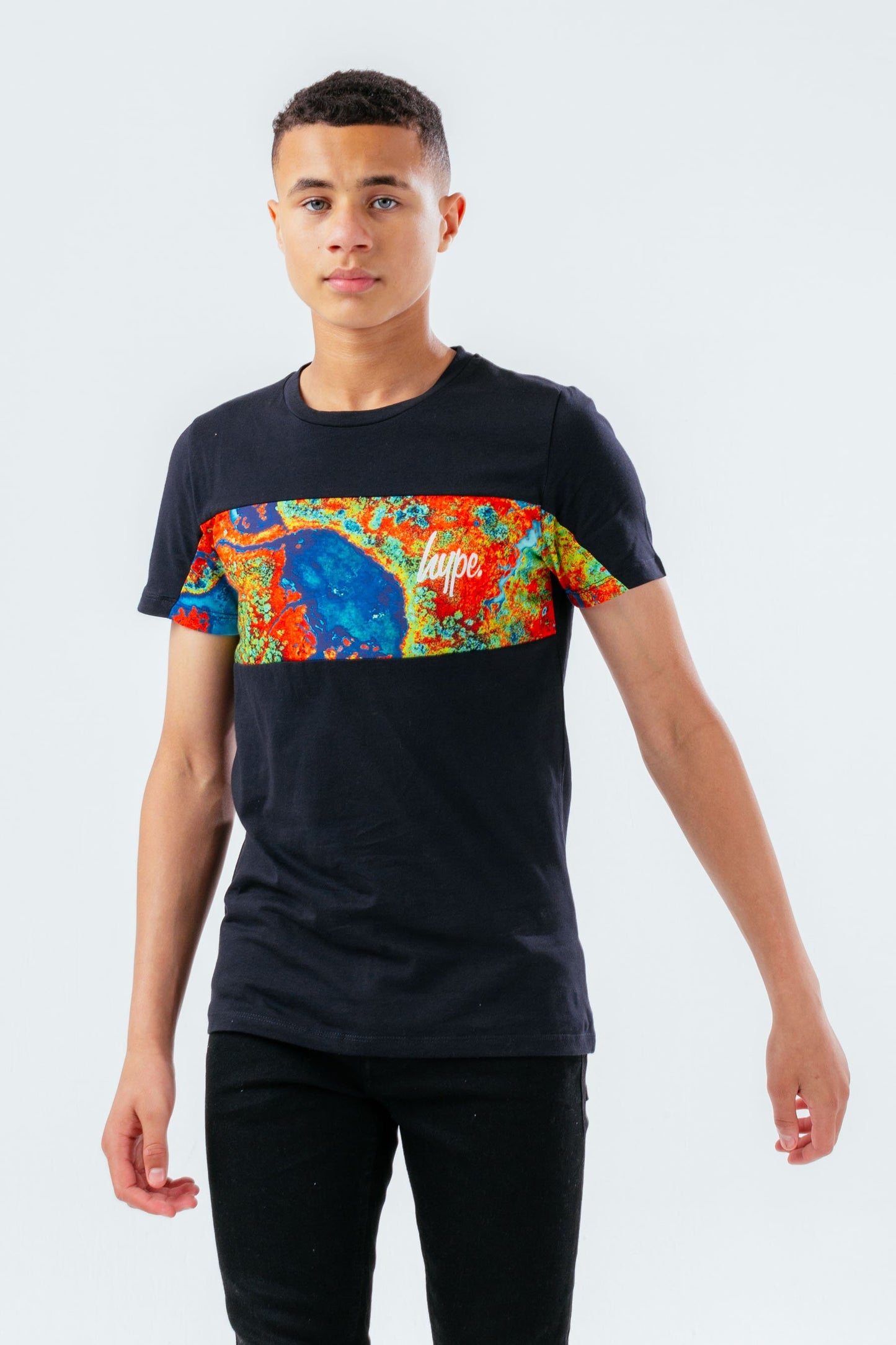 HYPE HEAT HILLS PANEL BOYS T-SHIRT