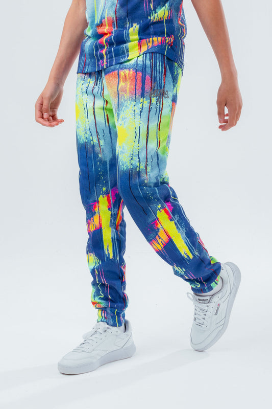 HYPE BLUE SPRAY BOYS JOGGERS