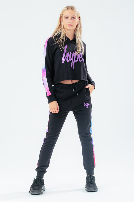 HYPE PURPLE SPACE GIRLS TRACKSUIT SET