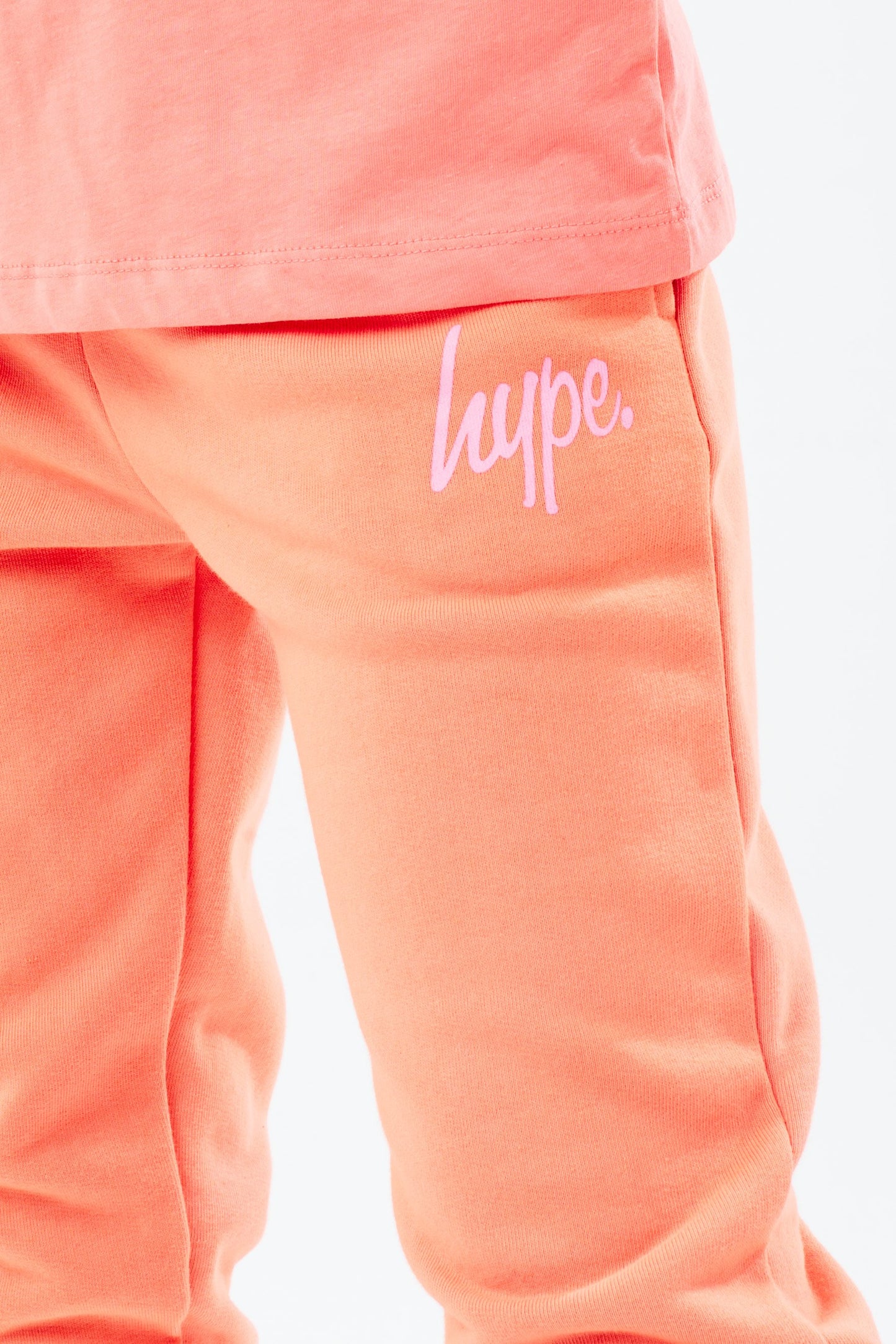 HYPE PEACH SCRIPT GIRLS JOGGERS