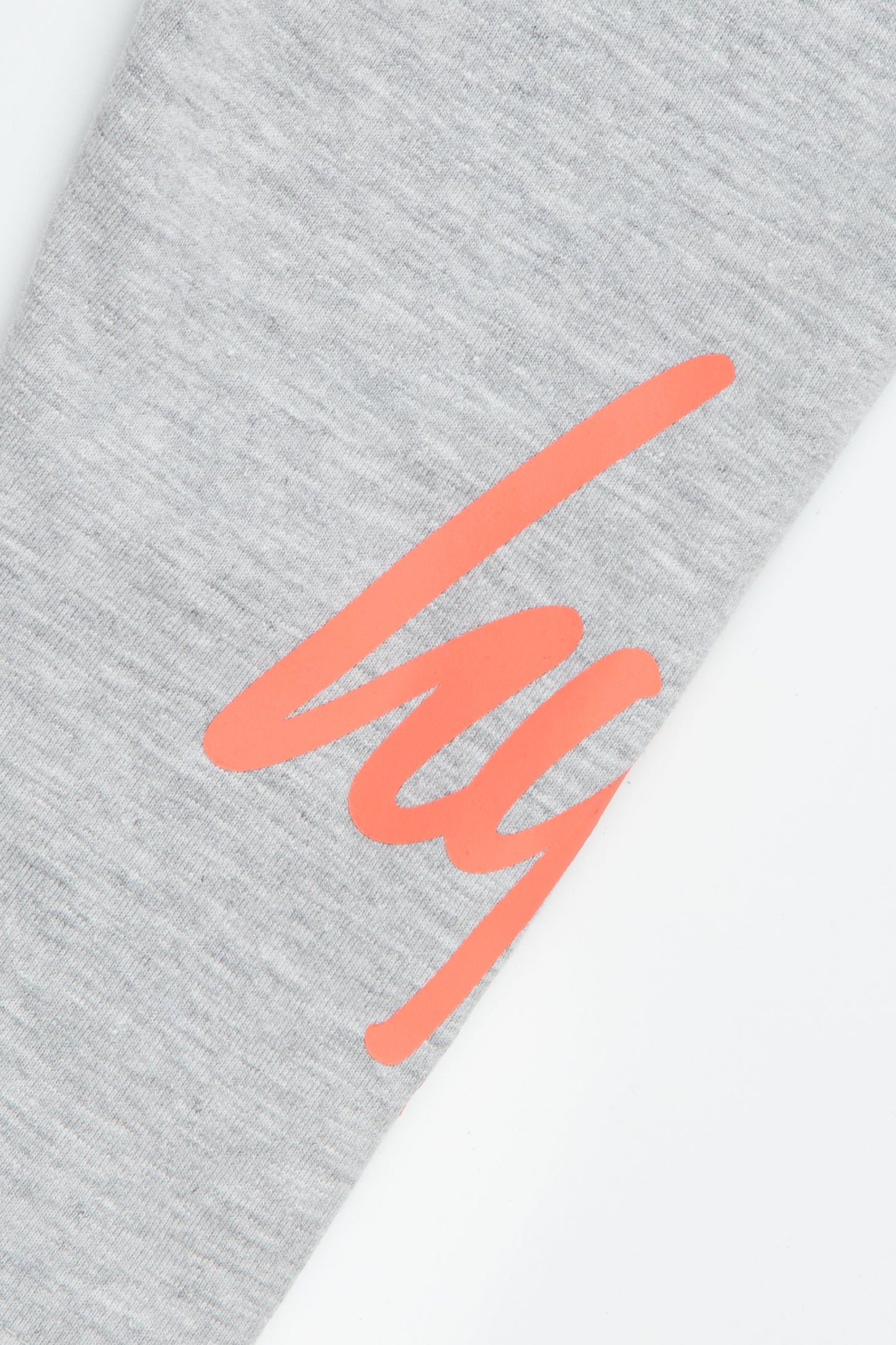 HYPE GREY & PEACH SCRIPT GIRLS T-SHIRT & LEGGINGS SET