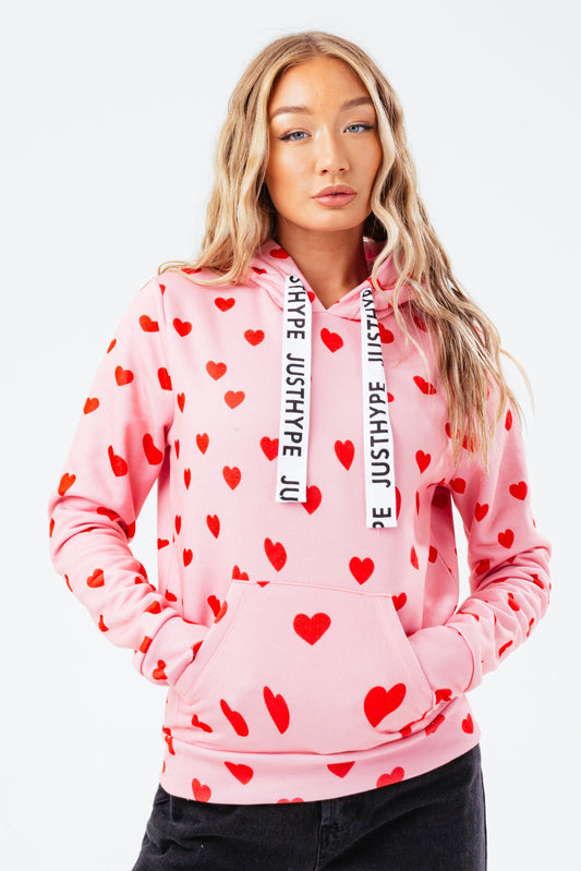 HYPE WARP HEART WOMEN'S HOODIE