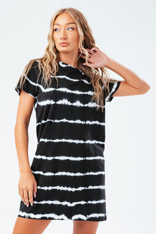 HYPE DYE STRIPE WOMEN'S TEE DRESS