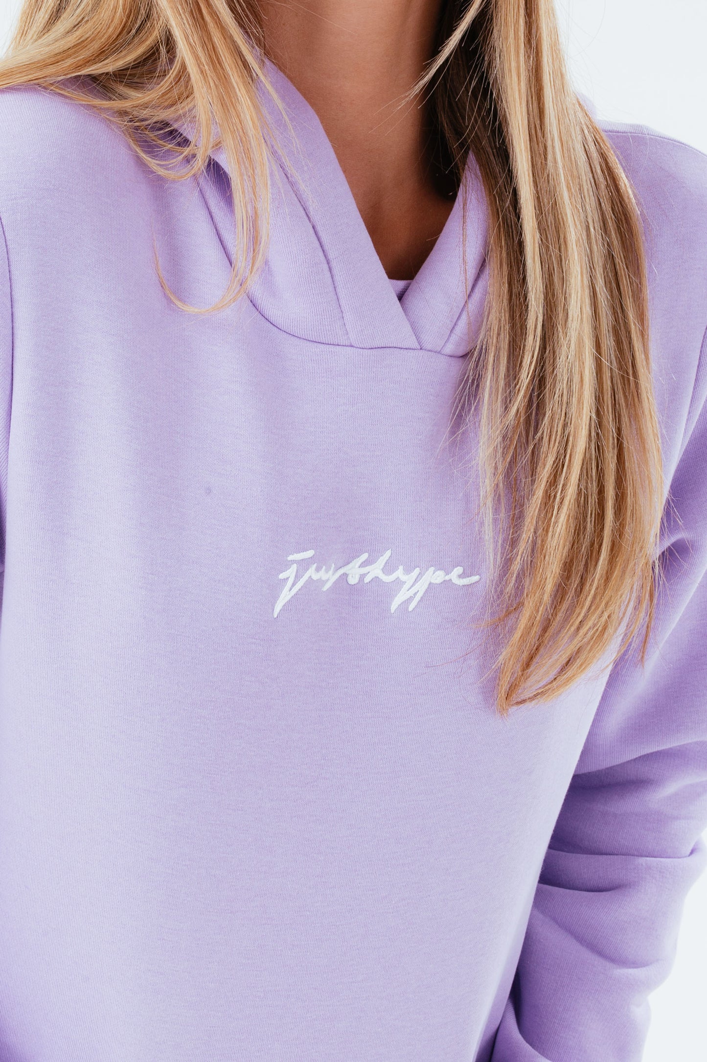 HYPE PURPLE SCRIBBLE WOMEN'S HOODIE